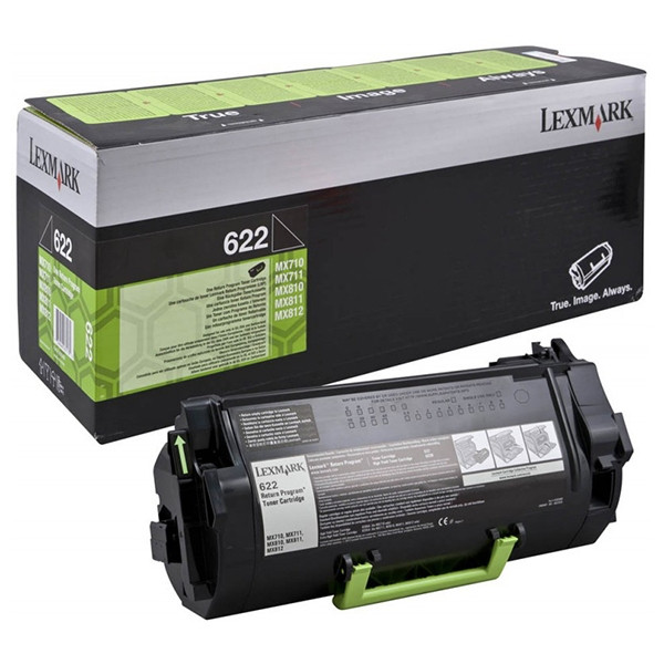 Lexmark 622 (62D2000) svart toner (original) 62D2000 037230 - 1