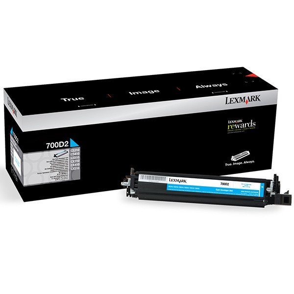 Lexmark 700D2 (70C0D20) cyan developer (original) 70C0D20 037264 - 1