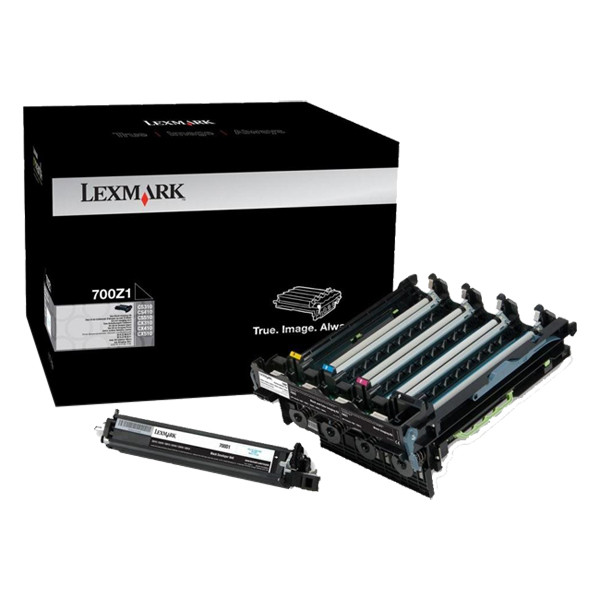 Lexmark 700Z1 (70C0Z10) svart imaging kit (original) 70C0Z10 037270 - 1
