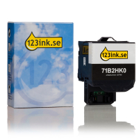 Lexmark 71B2HK0 svart toner hög kapacitet (varumärket 123ink) 71B2HK0C 037749