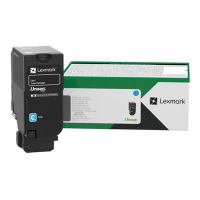 Lexmark 71C2HC0 cyan toner hög kapacitet (original) 71C2HC0 038106