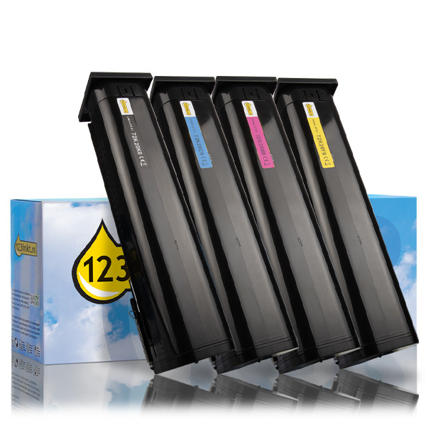 Lexmark 72K20K0/C0/M0/Y0 toner 4-pack (varumärket 123ink)  119905 - 1