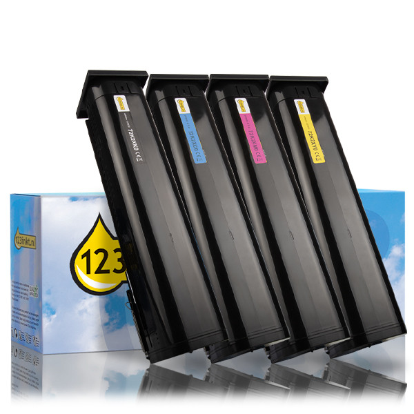 Lexmark 72K2XK0/C0/M0/Y0 toner 4-pack (varumärket 123ink)  119901 - 1