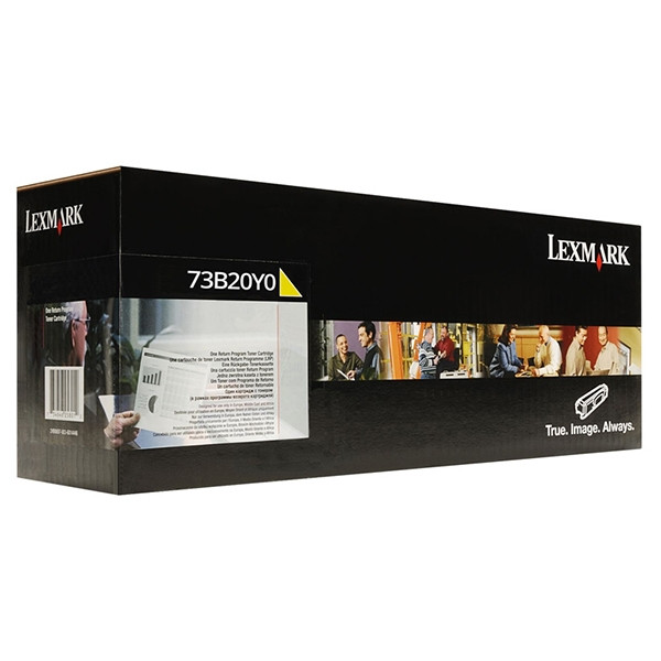 Lexmark 73B20Y0 gul toner (original) 73B20Y0 037772 - 1