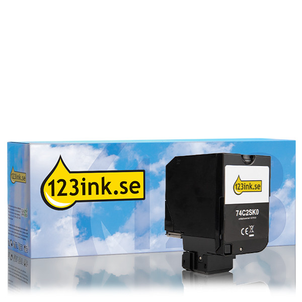 Lexmark 74C20K0 svart toner (varumärket 123ink) 037605 - 1