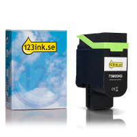 Lexmark 75M20K0 svart toner (varumärket 123ink)