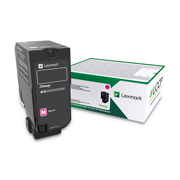 Lexmark 75M2XM0 magenta toner extra hög kapacitet (original) 75M2XM0 038204 - 1