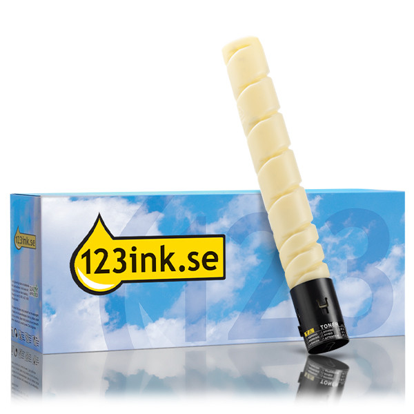 Lexmark 76C00Y0 gul toner (varumärket 123ink) 76C00Y0C 038241 - 1