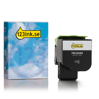 Lexmark 78C2UK0 svart toner extremt hög kapacitet (varumärket 123ink) 037893