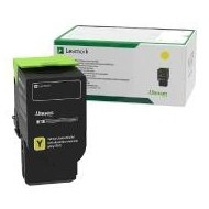 Lexmark 78C2UY0 gul toner extremt hög kapacitet (original) 78C2UY0 037898 - 1