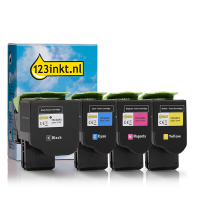 Lexmark 78C2XK0/C0/M0/Y0 toner 4-pack (varumärket 123ink) 131981