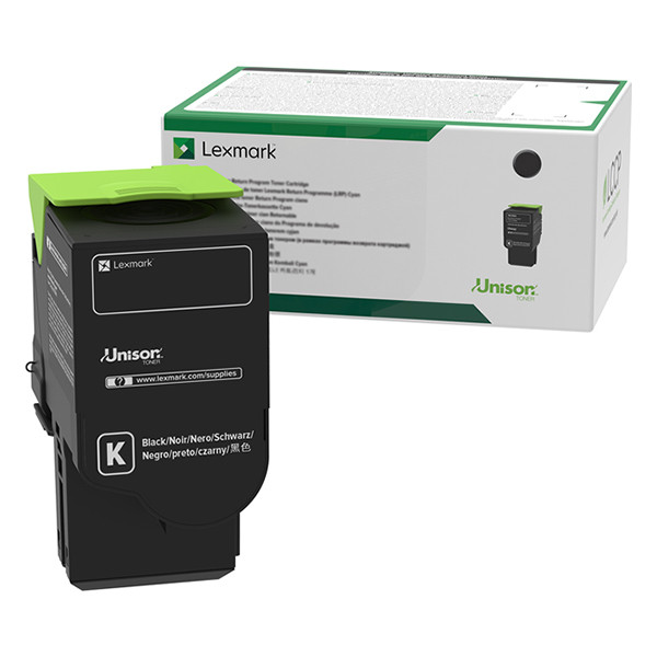 Lexmark 78C2XK0 svart toner extra hög kapacitet (original) 78C2XK0 037884 - 1