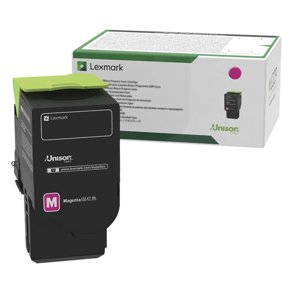 Lexmark 78C2XM0 magenta toner extra hög kapacitet (original) 78C2XM0 037888 - 1