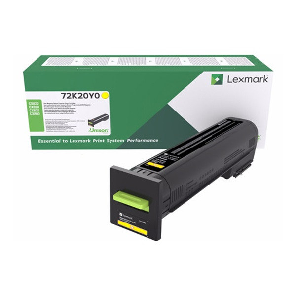 Lexmark 82K2UY0 gul toner extra hög kapacitet (original) 82K2UY0 037664 - 1