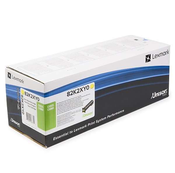 Lexmark 82K2XY0 gul toner extra hög kapacitet (original) 82K2XY0 037656 - 1