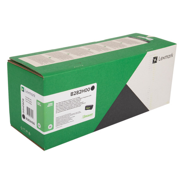 Lexmark B282H00 svart toner hög kapacitet (original) B282H00 034996 - 1