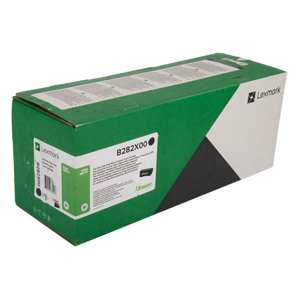 Lexmark B282X00 svart toner extra hög kapacitet (original) B282X00 034998 - 1