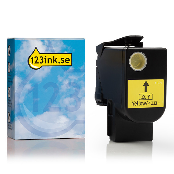 Lexmark C232HY0 gul toner hög kapacitet (varumärket 123ink) C232HY0C 037955 - 1