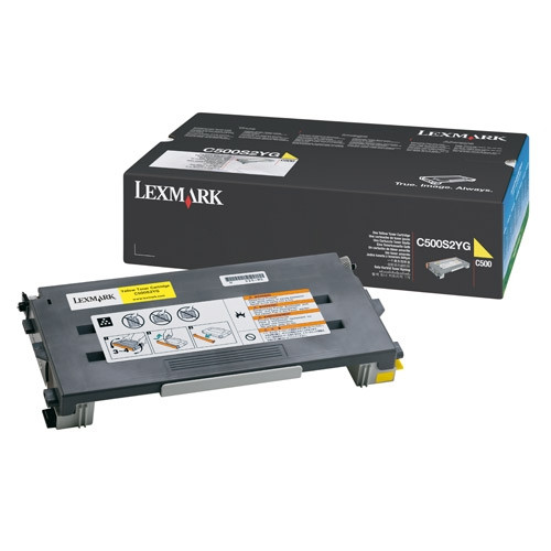 Lexmark C500S2YG gul toner (original) C500S2YG 034790 - 1