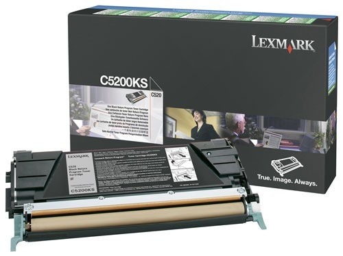Lexmark C5200KS svart toner (original) C5200KS 034935 - 1