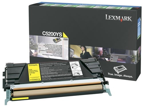 Lexmark C5200YS gul toner (original) C5200YS 034950 - 1