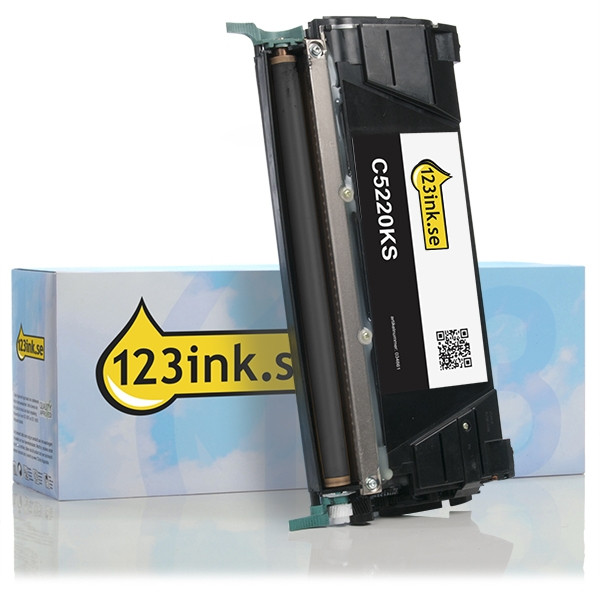 Lexmark C5220KS svart toner (varumärket 123ink) C5220KSC 034661 - 1