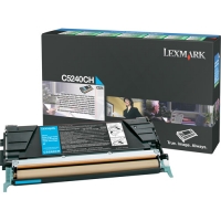 Lexmark C5240CH cyan toner hög kapacitet (original) C5240CH 034690