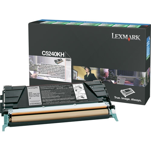 Lexmark C5240KH svart toner hög kapacitet (original) C5240KH 034685 - 1