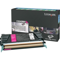 Lexmark C5240MH magenta toner hög kapacitet (original) C5240MH 034695