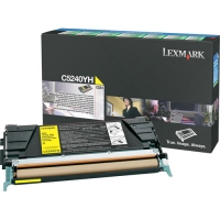 Lexmark C5240YH gul toner hög kapacitet (original) C5240YH 034700
