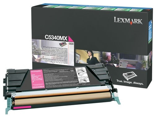 Lexmark C5340MX magenta toner extra hög kapacitet (original) C5340MX 034925 - 1
