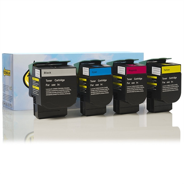 Lexmark C540H1KG/CG/MG/YG toner 4-pack (varumärket 123ink)  130280 - 1