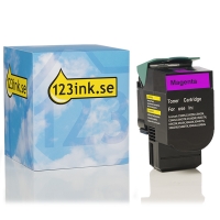 Lexmark C540H1MG magenta toner hög kapacitet (varumärket 123ink) C540H1MGC 037021