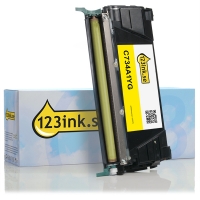 Lexmark C734A1YG gul toner (varumärket 123ink) C734A1YGC 037075