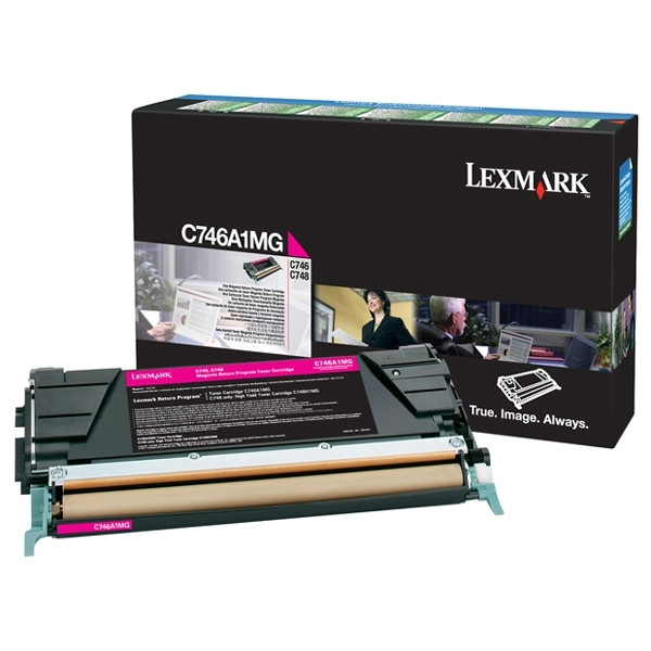 Lexmark C746A1MG magenta toner (original) C746A1MG 037210 - 1