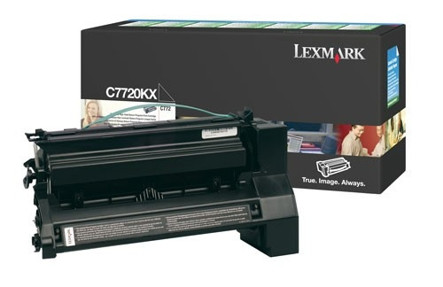 Lexmark C7720KX svart toner extra hög kapacitet (original) C7720KX 034955 - 1