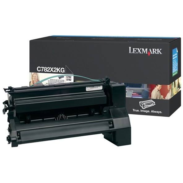 Lexmark C782X1KG svart toner hög kapacitet (original) C782X1KG 033930 - 1