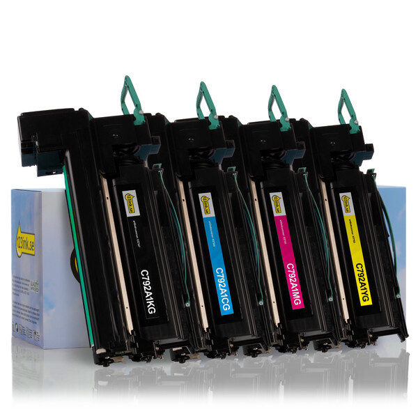 Lexmark C792A1KG/CG/MG/YG toner 4-pack (varumärket 123ink)  130299 - 1