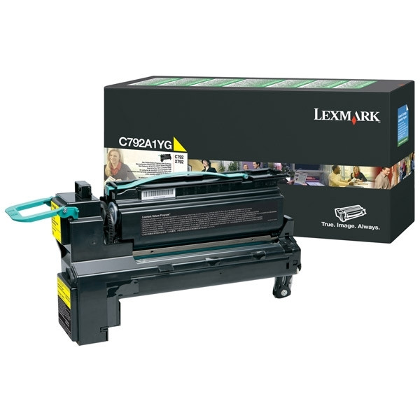 Lexmark C792A1YG gul toner (original) C792A1YG 037152 - 1