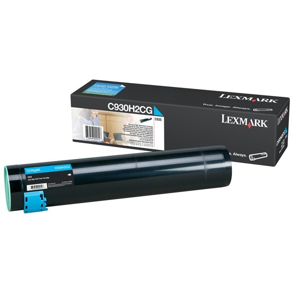 Lexmark C930H2CG cyan toner (original) C930H2CG 033942 - 1