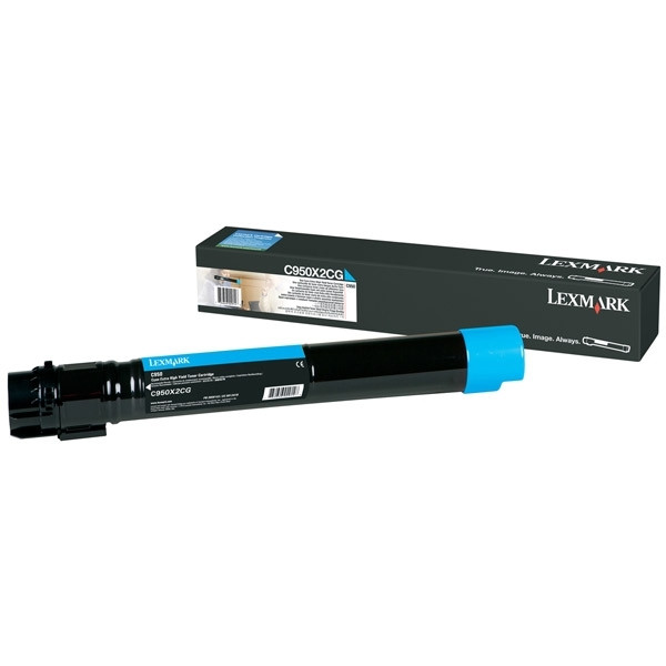 Lexmark C950X2CG cyan toner (original) C950X2CG 037184 - 1