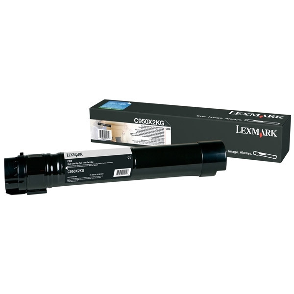 Lexmark C950X2KG svart toner (original) C950X2KG 037182 - 1