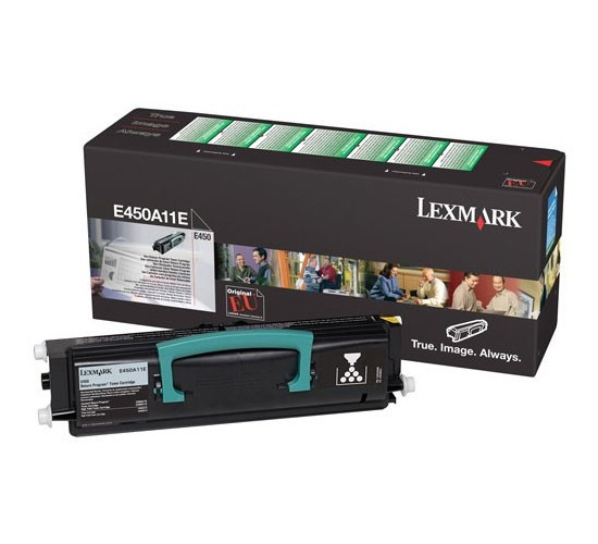 Lexmark E450A11E svart toner (original) E450A11E 034900 - 1