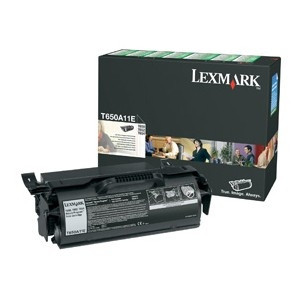 Lexmark T650A11E svart toner (original) T650A11E 037038 - 1