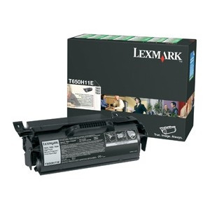 Lexmark T650H11E svart toner hög kapacitet (original) T650H11E 037040 - 1