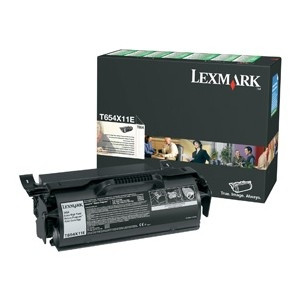 Lexmark T654X11E svart toner extra hög kapacitet (original) T654X11E 037042 - 1