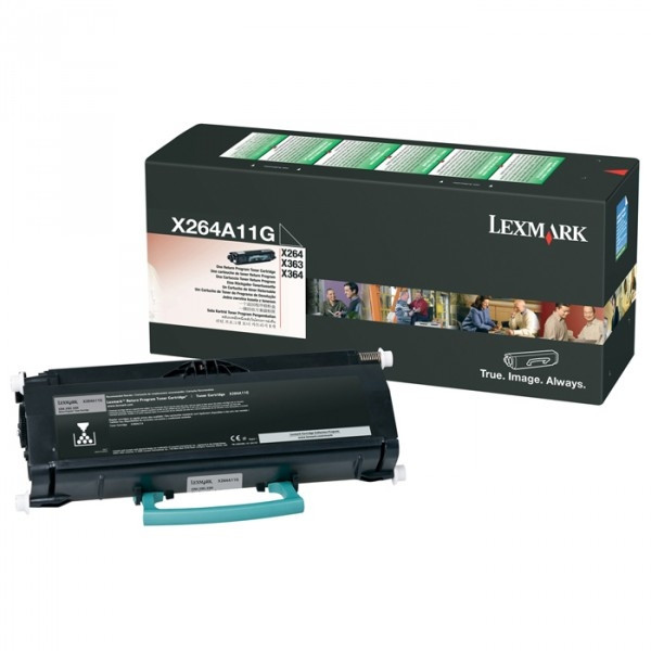 Lexmark X264A11G svart toner (original) X264A11G 037058 - 1