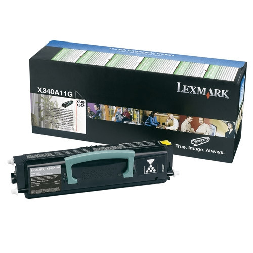 Lexmark X340A11G svart toner (original) X340A11G 034830 - 1
