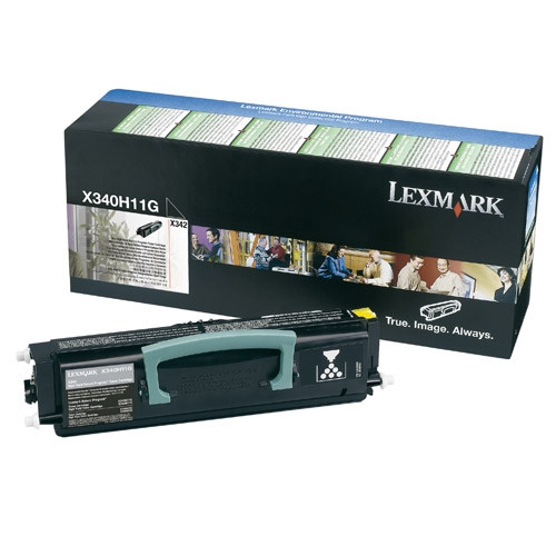 Lexmark X340H11G svart toner hög kapacitet (original) X340H11G 034835 - 1