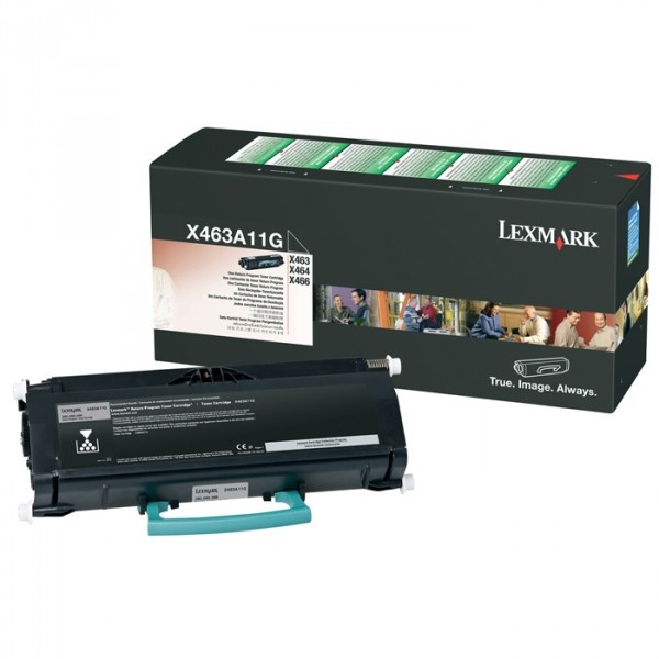 Lexmark X463A11G svart toner (original) X463A11G 037062 - 1